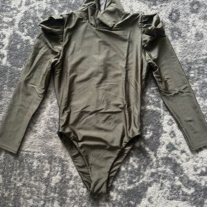 Heidi Merrick Long Sleeve One Piece Swimsuit